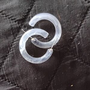 Elegant Silver Hoop Earrings